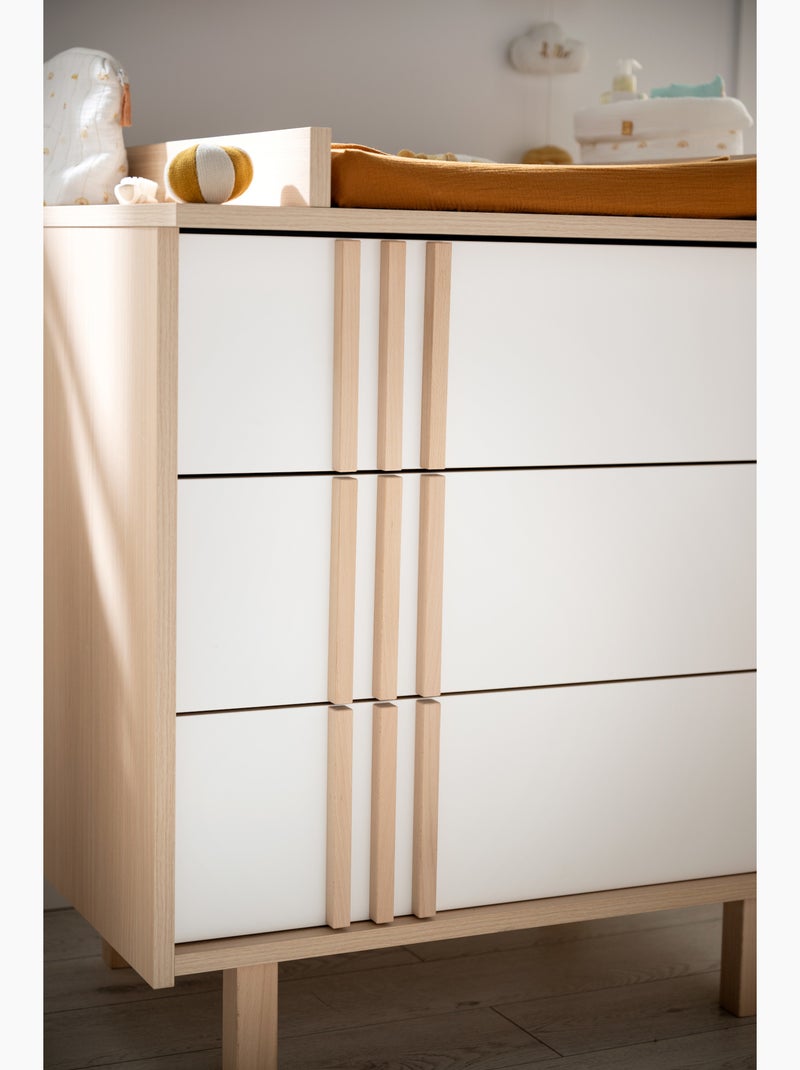 Plan à langer pour commode jusqu'à 15 kg - sauthon Marron - Kiabi