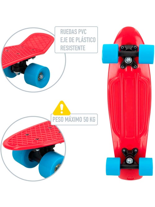 Planche à roulettes pvc 55 cm - Kiabi Planche à roulettes pvc 55 cm - Kiabi