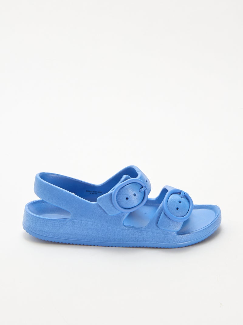 Plastic sandalen Blauw - Kiabi