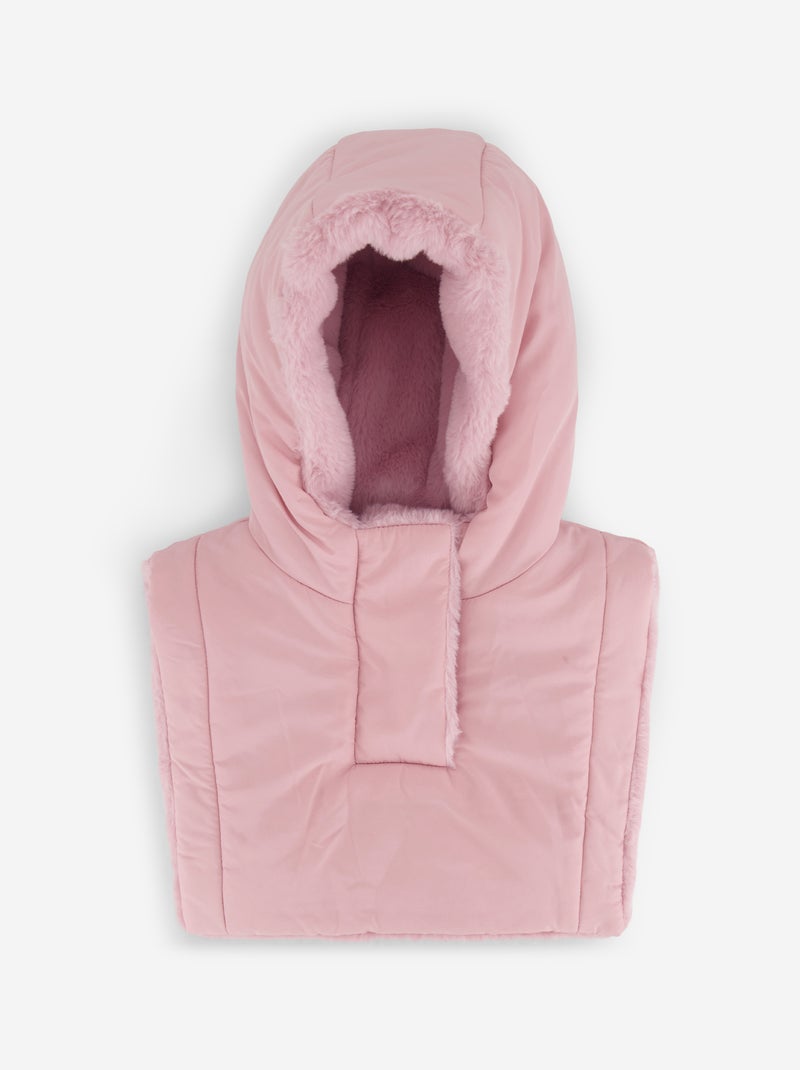 Plastron avec capuche Rose - Kiabi