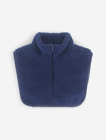 Plastron met bouclé-look