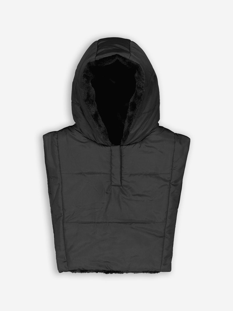 Plastron met capuchon Zwart - Kiabi