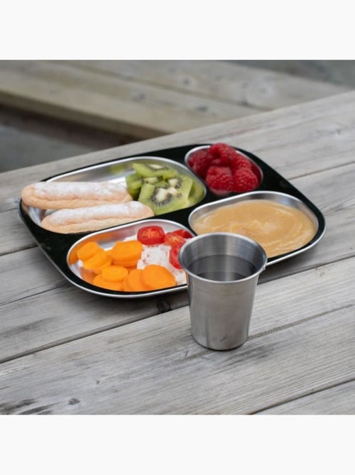 Plateau compartimenté - thermobaby - 4 compartiment - sans bpa - inox - Kiabi