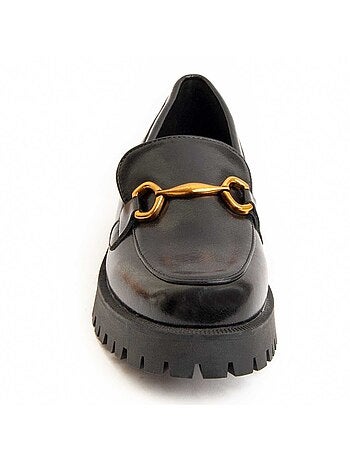 Platform Mocassin Synthetisch Materiaal En Textiel Montevita