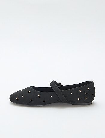 Platte ballerina's van imitatieleer