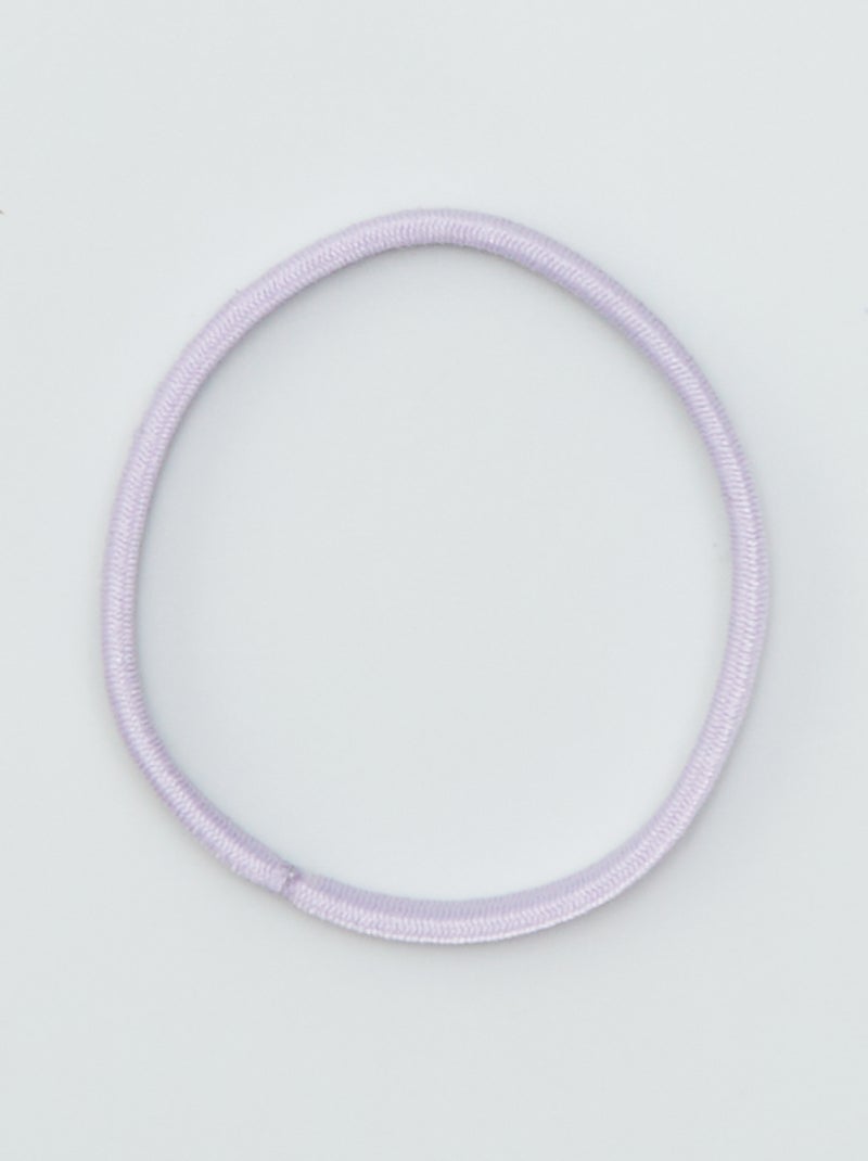 Platte, gekleurde haarelastiekjes ROSE - Kiabi