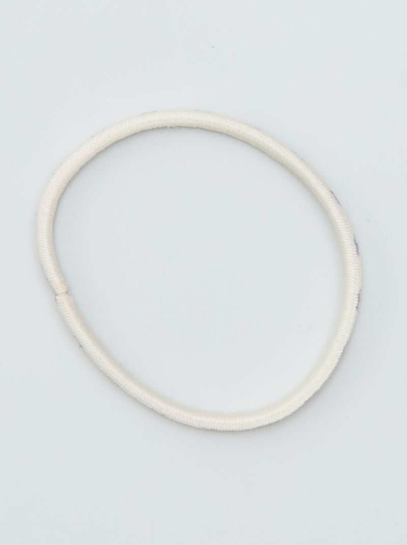 Platte, gekleurde haarelastiekjes ROSE - Kiabi