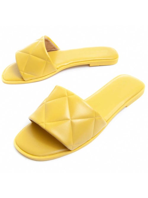 Platte Sandaal Synthetisch Materiaal Montevita - Kiabi Platte Sandaal Synthetisch Materiaal Montevita - Kiabi