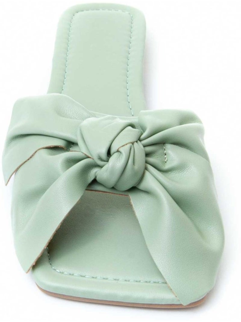Platte Sandaal Synthetisch Materiaal Montevita Groen - Kiabi