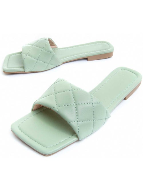 Platte Sandaal Synthetisch Materiaal Montevita - Kiabi Platte Sandaal Synthetisch Materiaal Montevita - Kiabi