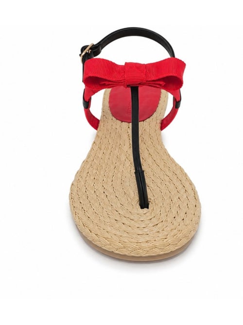 Platte sandaal synthetisch materiaal montevita - Kiabi