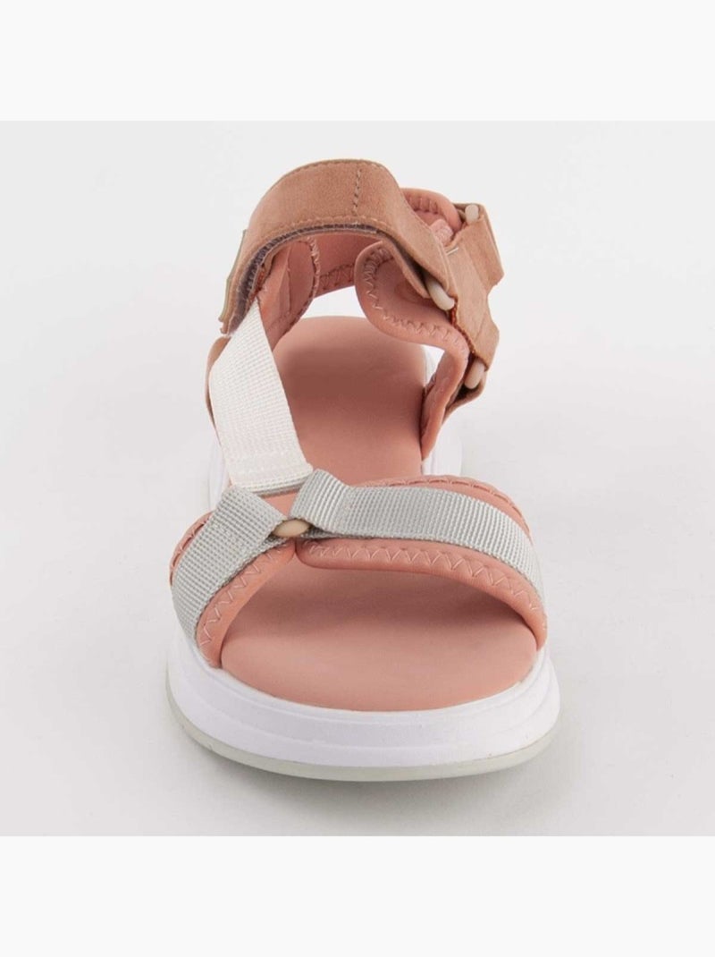 Platte Sandaal Synthetisch Materiaal Montevita Roze - Kiabi