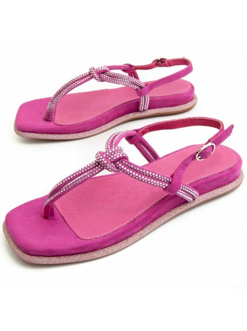 Platte Sandaal Synthetisch Materiaal Montevita - Kiabi Platte Sandaal Synthetisch Materiaal Montevita - Kiabi
