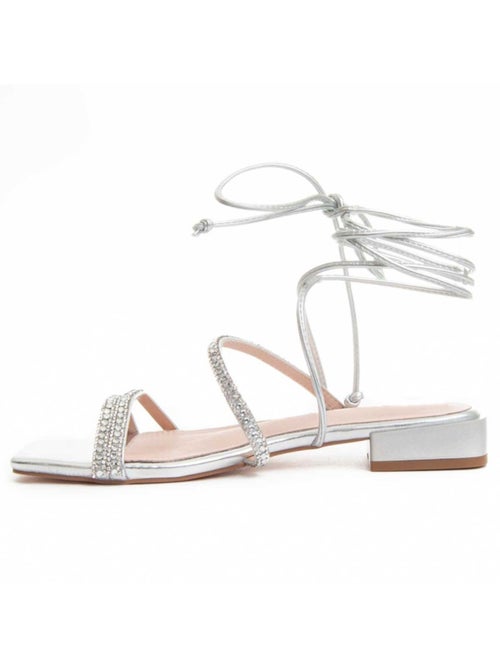 Platte Sandaal Synthetisch Materiaal Montevita - Kiabi Platte Sandaal Synthetisch Materiaal Montevita - Kiabi