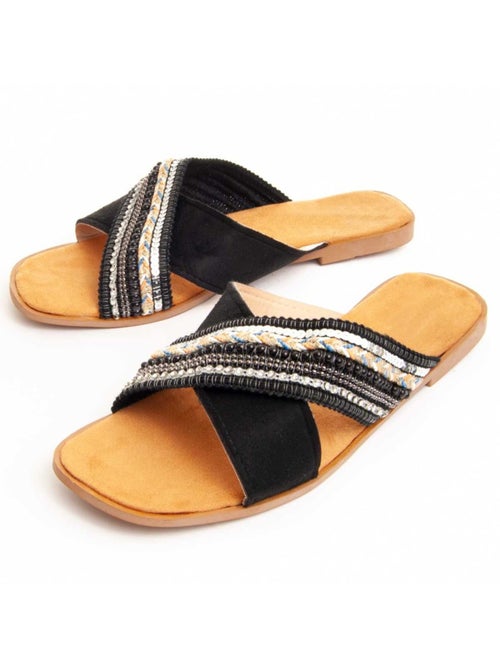 Platte Sandaal Synthetisch Materiaal Montevita - Kiabi Platte Sandaal Synthetisch Materiaal Montevita - Kiabi