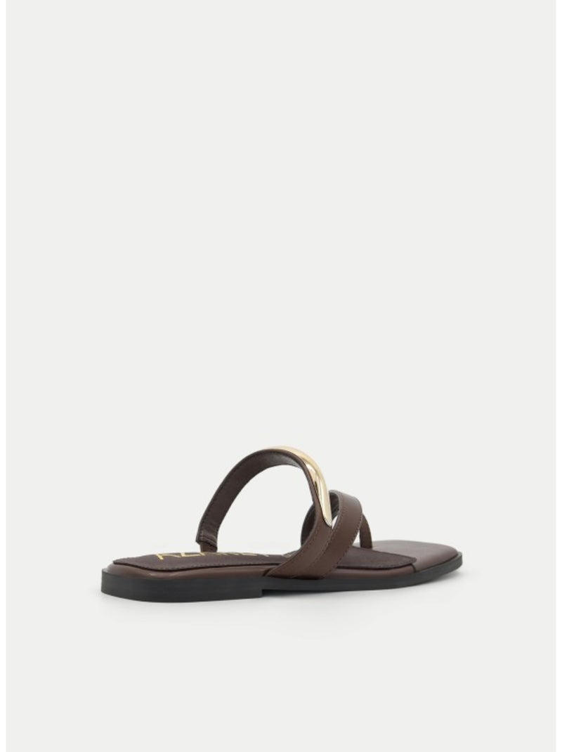 Platte Sandalen Materiale Sintetico Montevita Bruin - Kiabi