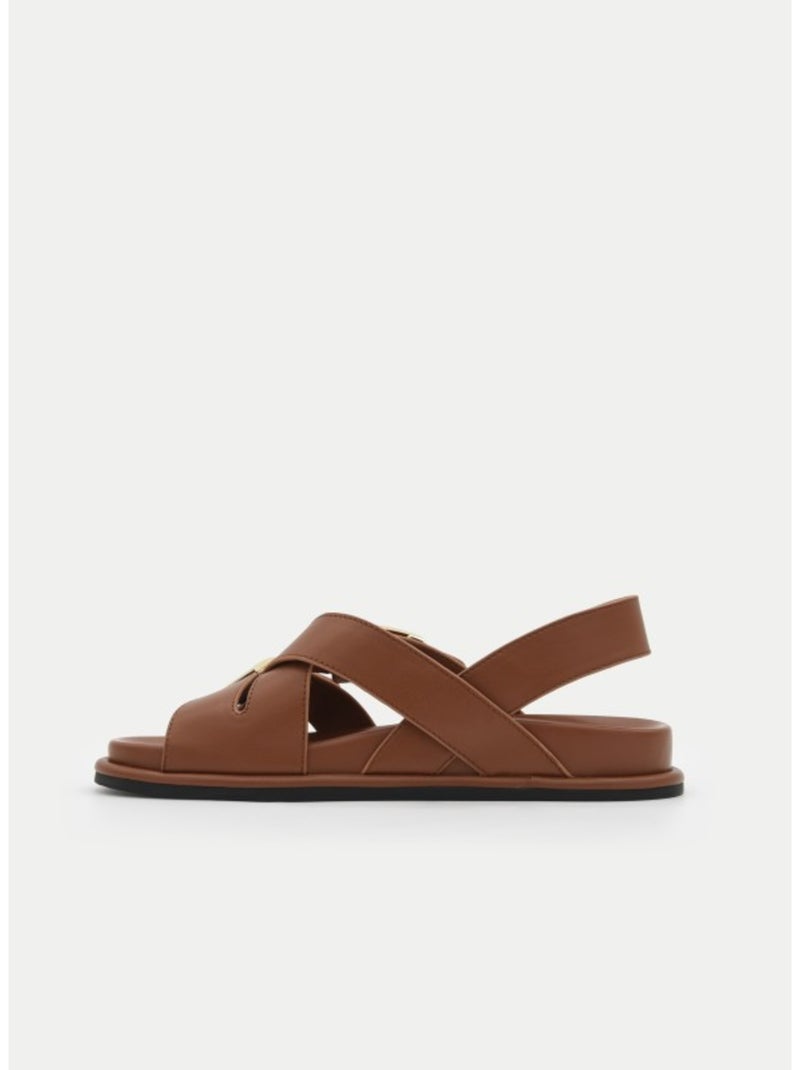 Platte Sandalen Materiale Sintetico Montevita Camel - Kiabi