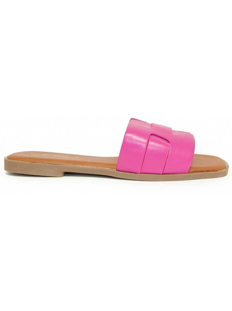 Platte Sandalen Materiale Sintetico Montevita Roze - Kiabi