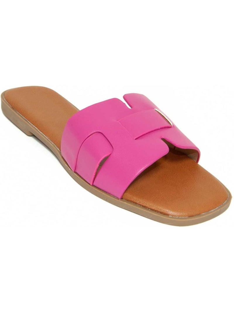 Platte Sandalen Materiale Sintetico Montevita Roze - Kiabi