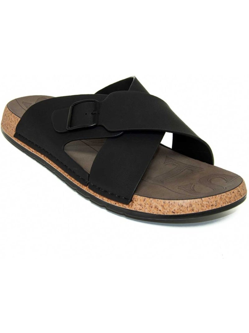 Platte Sandalen Materiale Sintetico Montevita Zwart - Kiabi