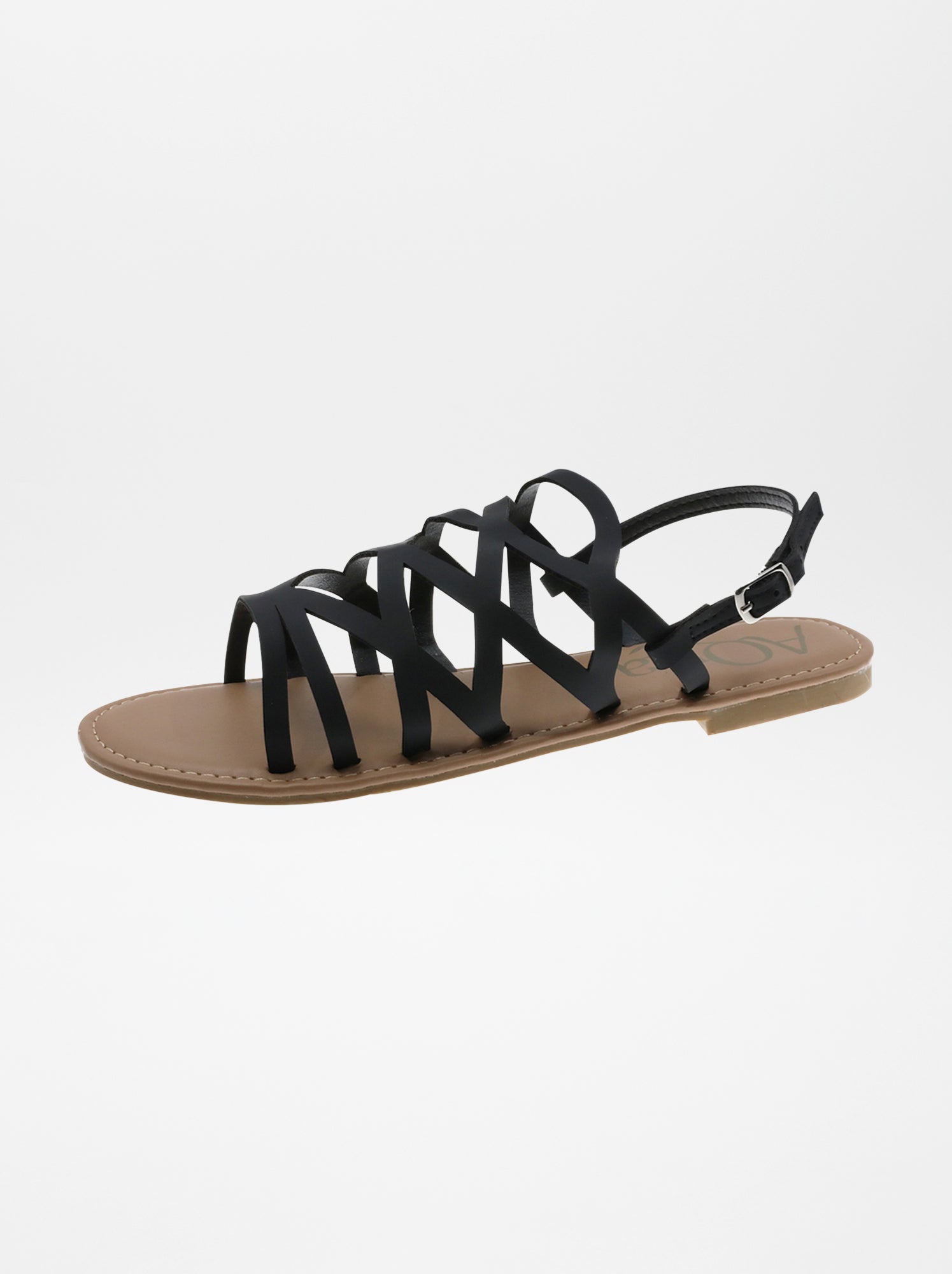 Platte sandalen met bandjes