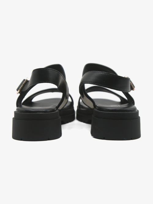 Platte sandalen met bandjes - Kiabi Platte sandalen met bandjes - Kiabi
