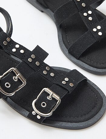 Platte sandalen met bandjes