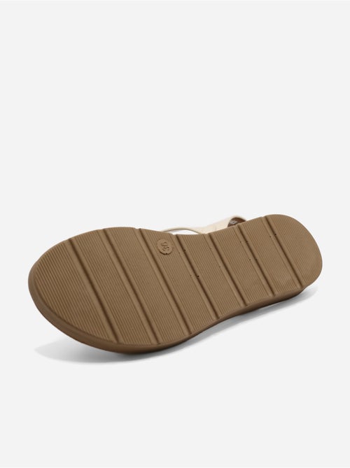 Platte sandalen met gesp - Kiabi Platte sandalen met gesp - Kiabi