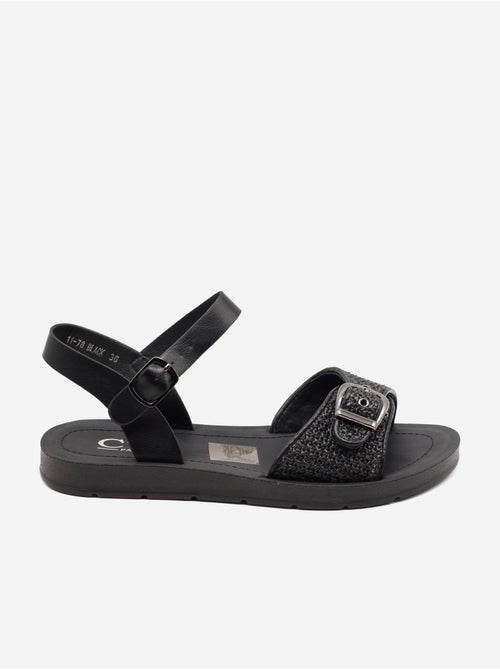 Platte sandalen met gesp - Kiabi Platte sandalen met gesp - Kiabi