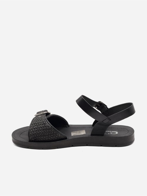 Platte sandalen met gesp - Kiabi Platte sandalen met gesp - Kiabi