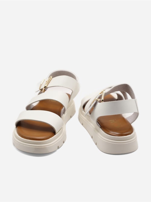 Platte sandalen met meerdere bandjes - Kiabi Platte sandalen met meerdere bandjes - Kiabi