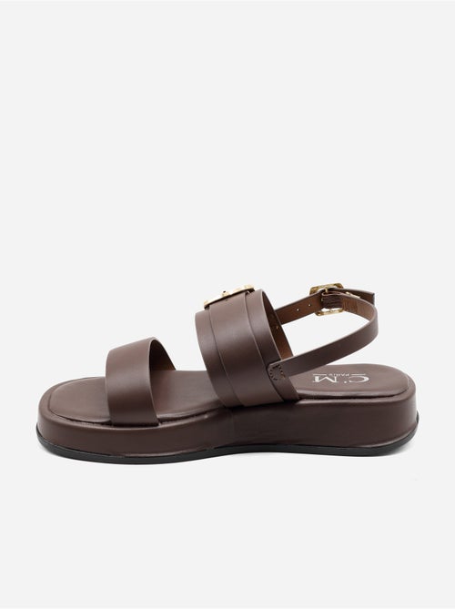 Platte sandalen met plateauzool - Kiabi Platte sandalen met plateauzool - Kiabi