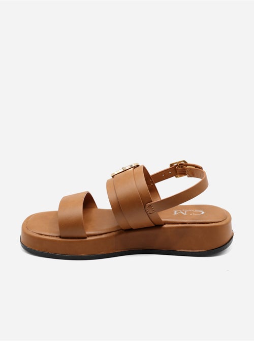 Platte sandalen met plateauzool - Kiabi Platte sandalen met plateauzool - Kiabi