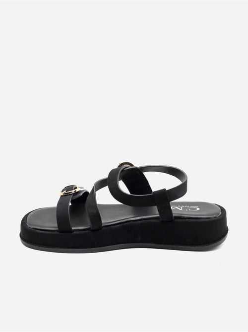 Platte sandalen met riempje en gesp - Kiabi Platte sandalen met riempje en gesp - Kiabi