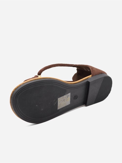 Platte sandalen met rits - Kiabi Platte sandalen met rits - Kiabi