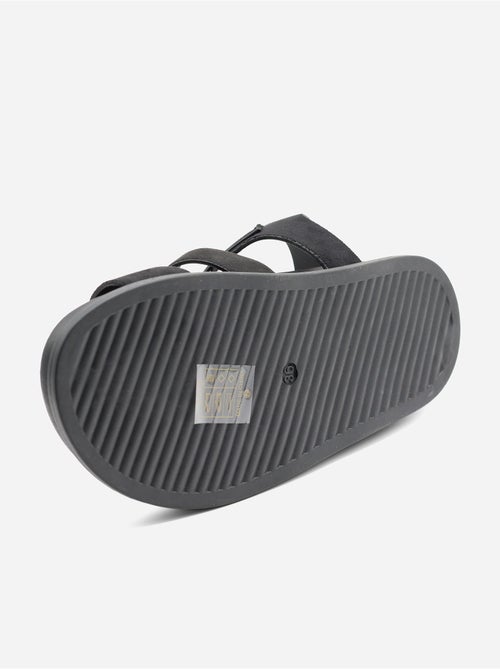 Platte sandalen met suède-look - Kiabi Platte sandalen met suède-look - Kiabi