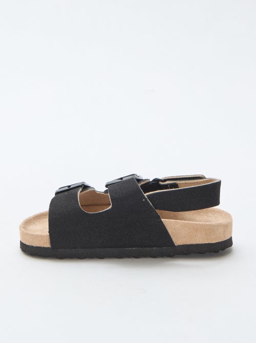 Platte sandalen van suedine - Kiabi