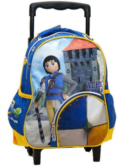 Playmobil Super 4-Rugzak op wieltjes voor kleuters met Alex-motief - Kiabi Playmobil Super 4-Rugzak op wieltjes voor kleuters met Alex-motief - Kiabi