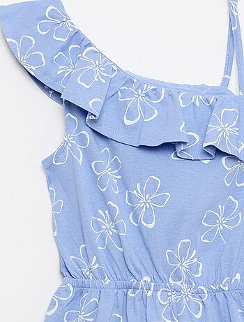 Playsuit met asymmetrische kraag