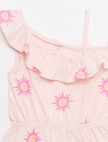 Playsuit met asymmetrische kraag