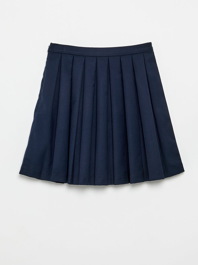 Plooirok Blauw - Kiabi