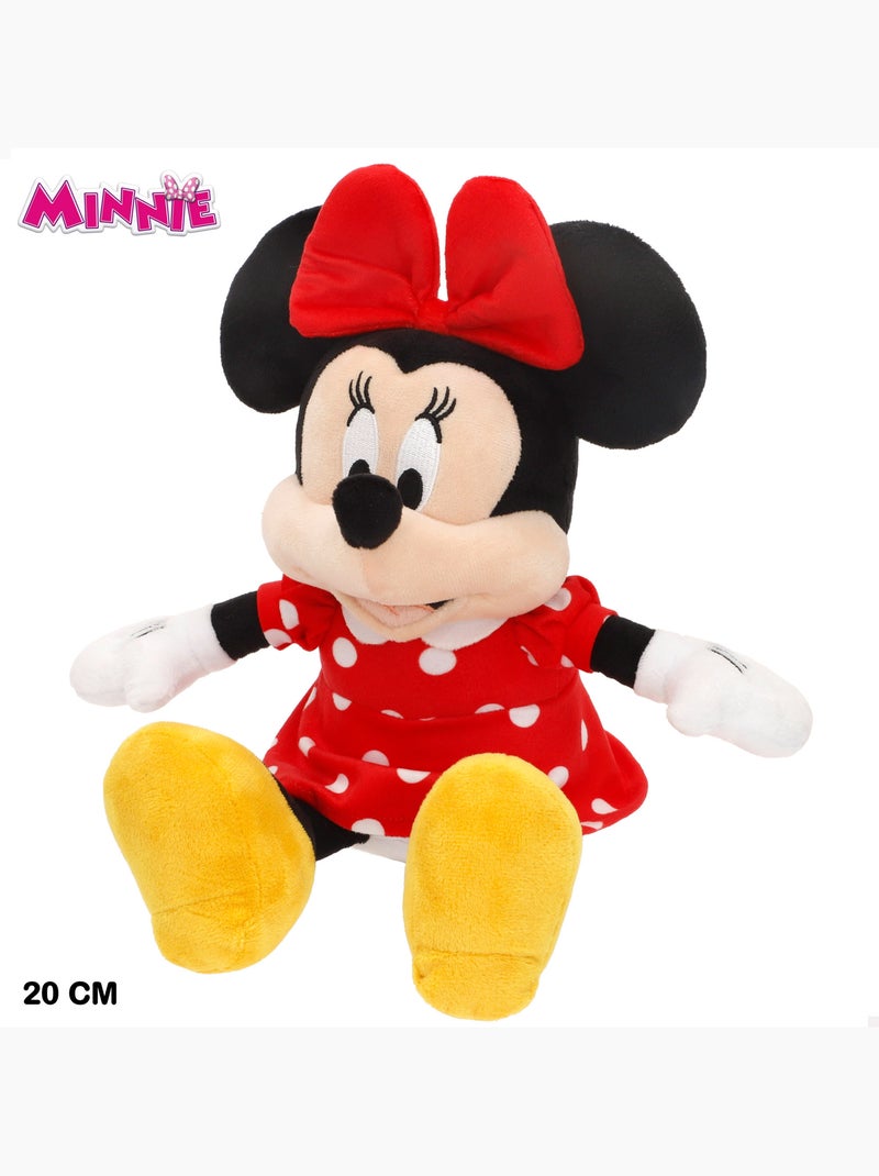 Pluche spaarpot van minnie mouse voor kinderen, 20 cm Roze - Kiabi