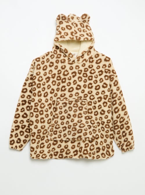 Pluchen hoodies - Kiabi