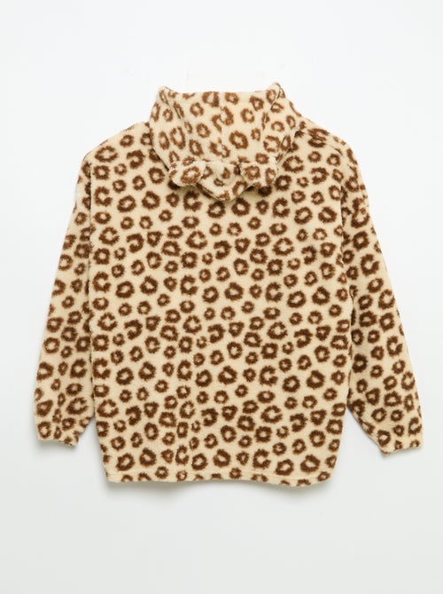 Pluchen hoodies - Kiabi
