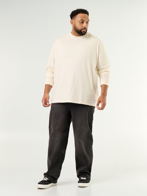 Plus size jeans met relaxed fit - Kiabi