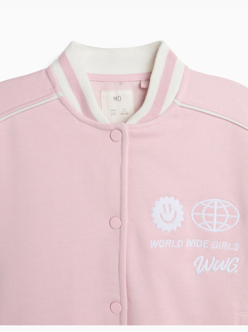 Plush bomber, mo fashion Roze - Kiabi