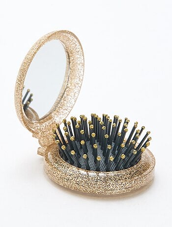 Pochette chouchou + pince cheveux + brosse 'Disney' 'Minnie'