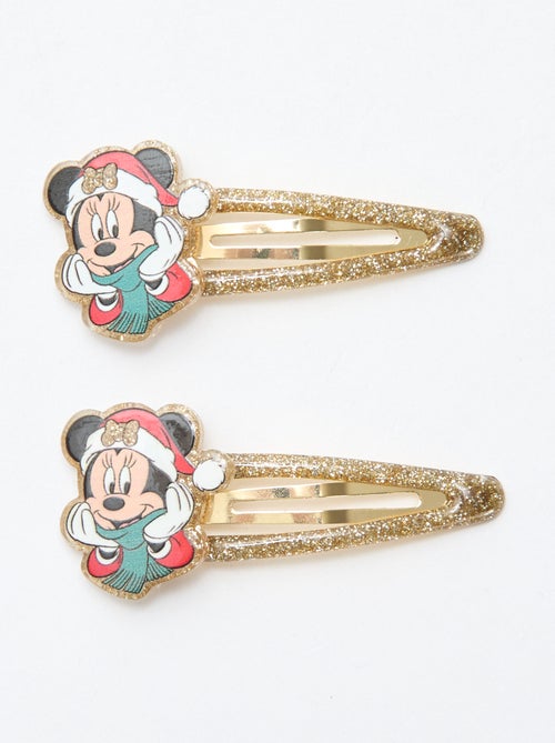 Pochette chouchou + pince cheveux + brosse 'Disney' 'Minnie' - Kiabi
