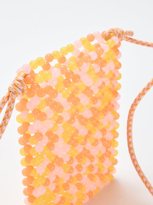 Pochette de téléphone en perles - Kiabi