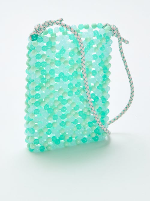 Pochette de téléphone en perles - Kiabi